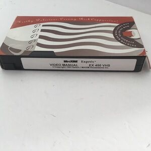 Coffee making VHS instructional video